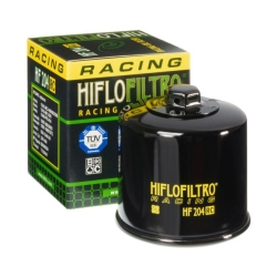 HIFLOFILTRO HF204RC motocyklowy filtr oleju sportowy Z NAKRĘTKĄ 17 MM sklep motocyklowy MOTORUS.PL